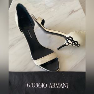 Giorgio Armani Patent Leather Sandals